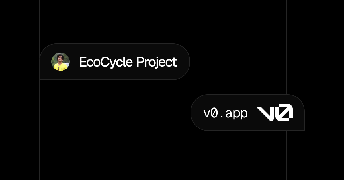 Ecocycle Project V0 By Vercel