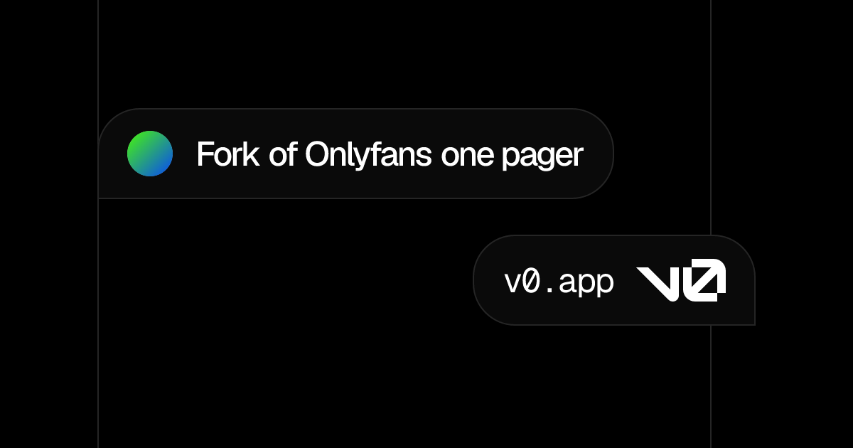 Fork of Onlyfans one pager – v0 by Vercel